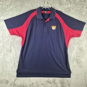 Cooperstown Dreams Park Polo Shirt Mens XL Navy Blue Red Baseball Fall Of Fame